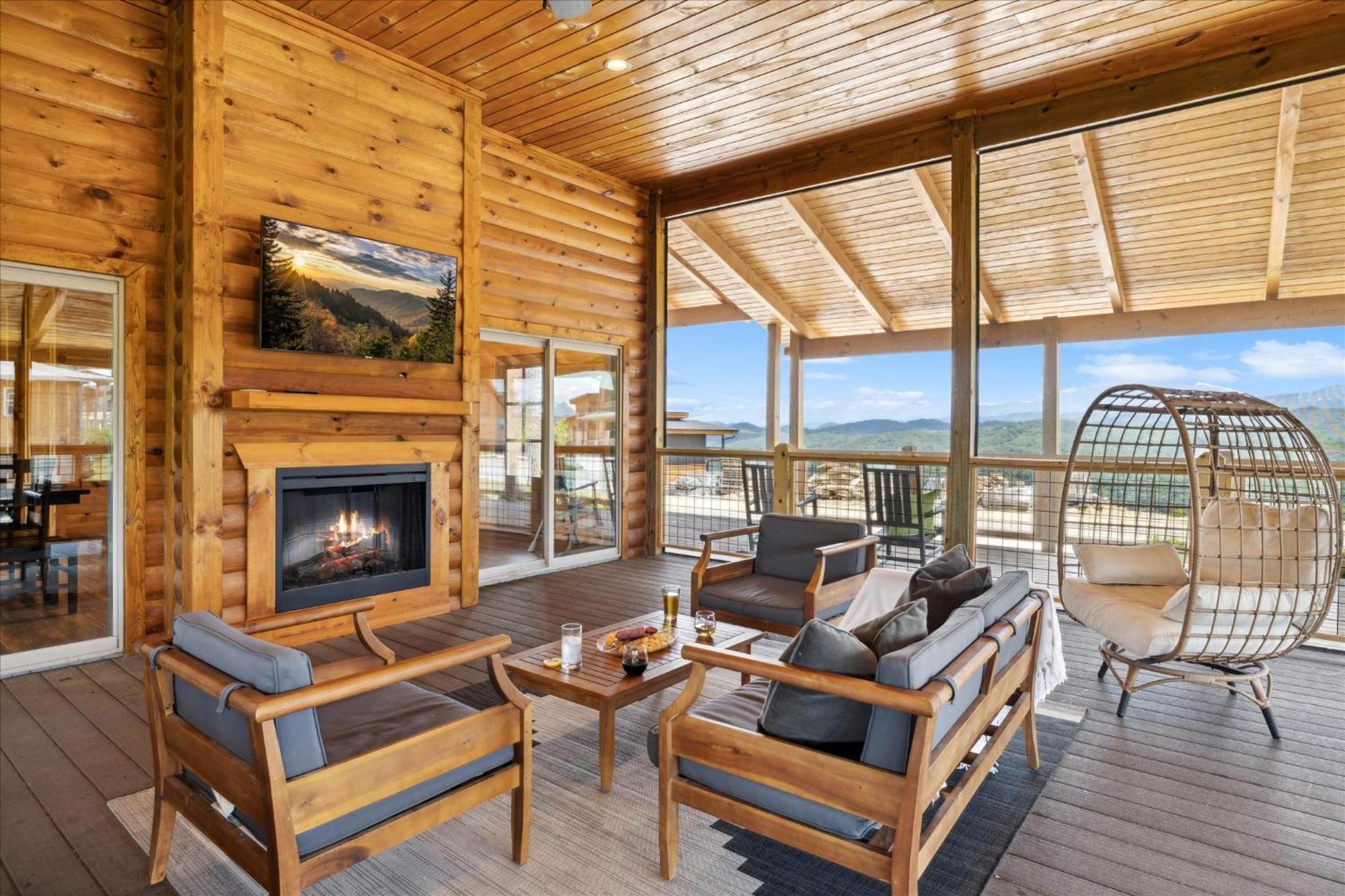Eaglebend Cabin Севьервилл Экстерьер фото