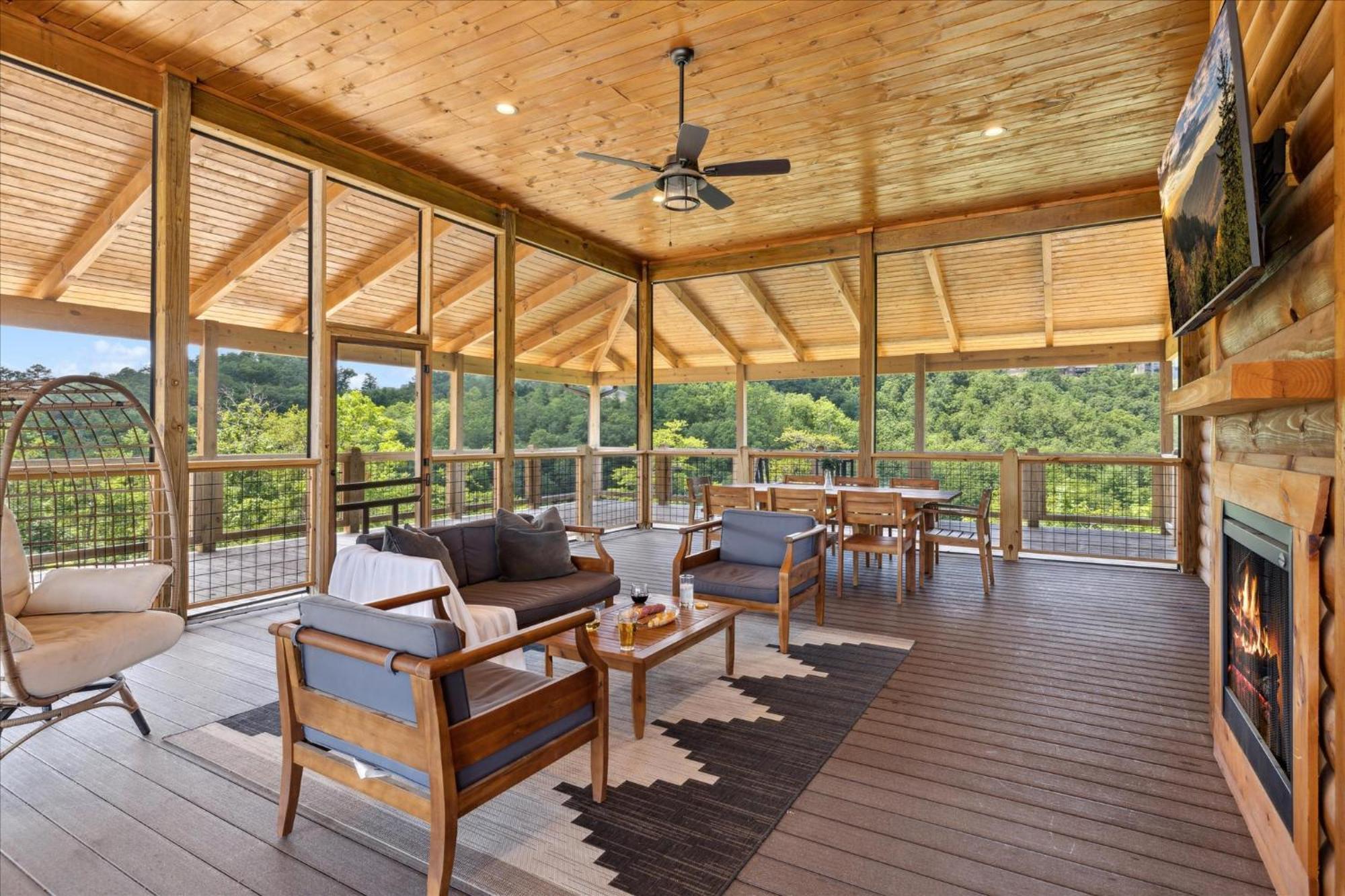 Eaglebend Cabin Севьервилл Экстерьер фото