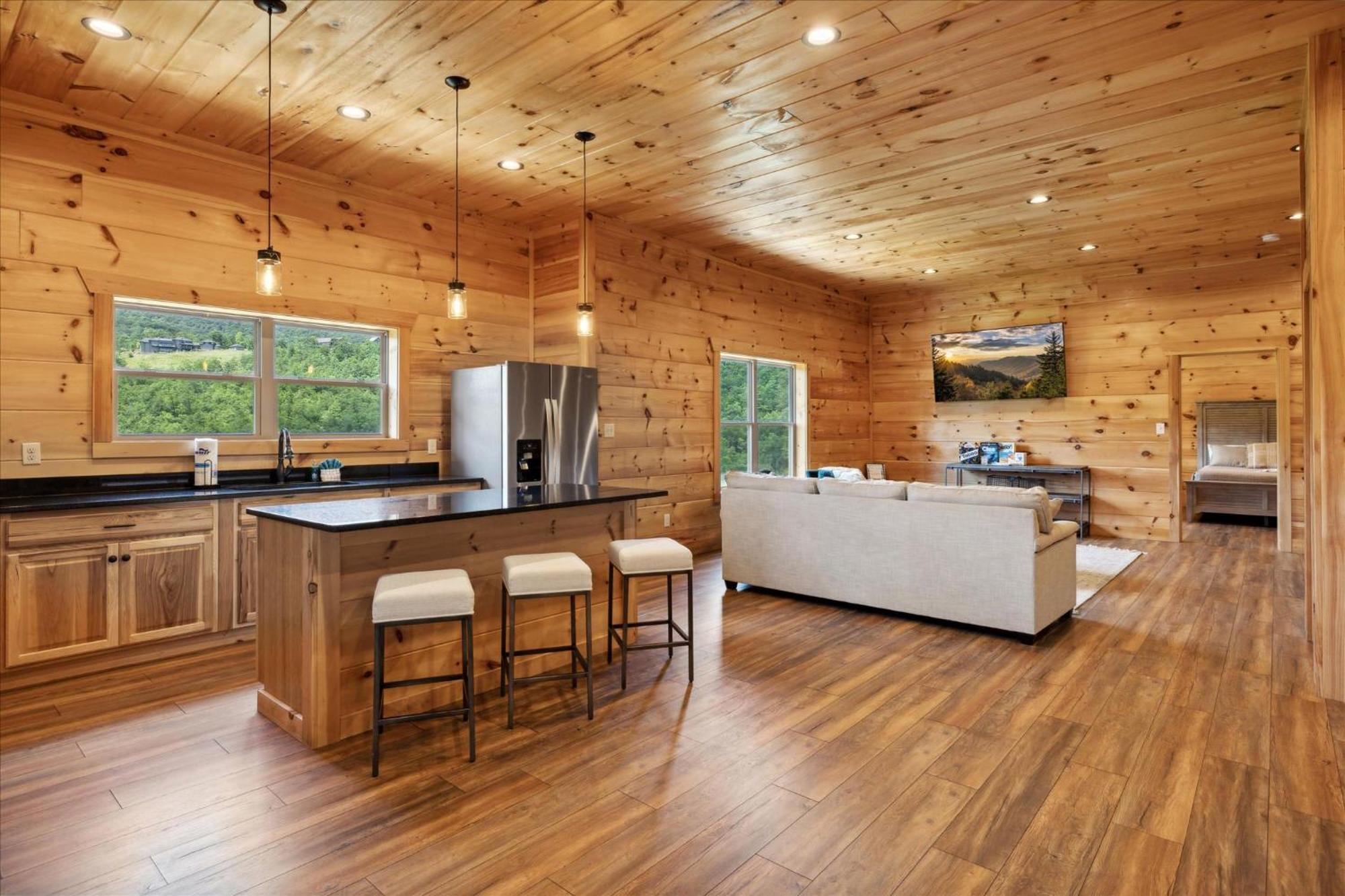 Eaglebend Cabin Севьервилл Экстерьер фото