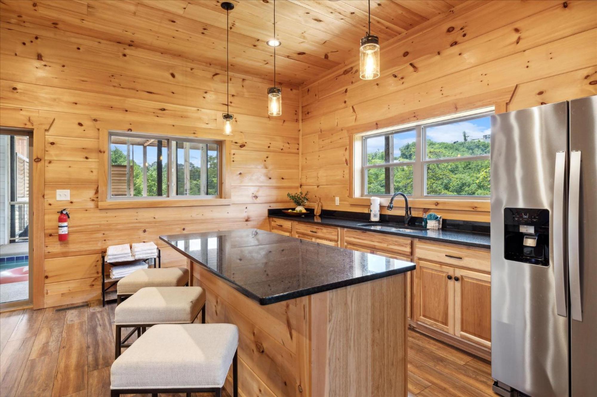 Eaglebend Cabin Севьервилл Экстерьер фото